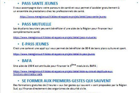 Lettre destinée aux jeunes